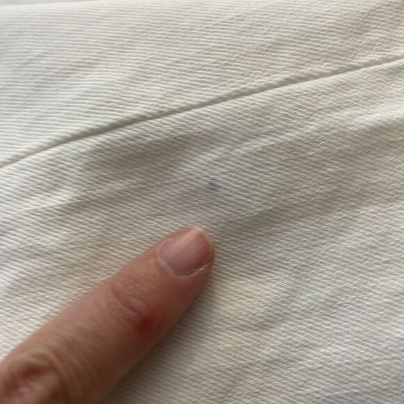 *Flaw Spot* Madewell NWT Curvy Perfect Vintage Jeans Size 33 High Rise White - Picture 11 of 16